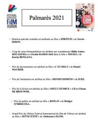 Palmarès Vébron 2021 Palmarès Vébron 2021